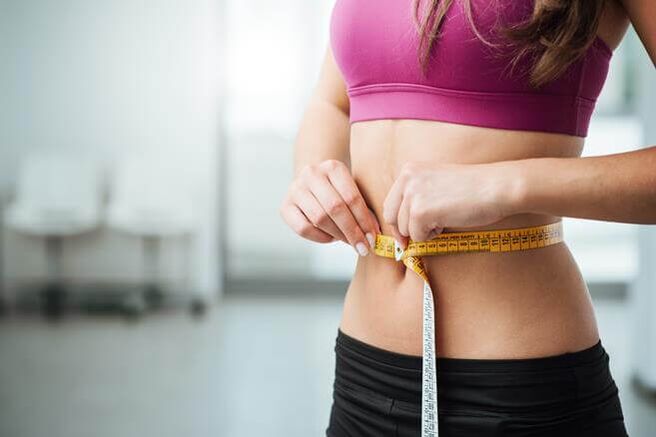 نتيجة فقدان الوزن في نظام غذائي منخفض الكربوهيدرات ، والتي يمكن الحفاظ عليها من خلال الخروج التدريجي